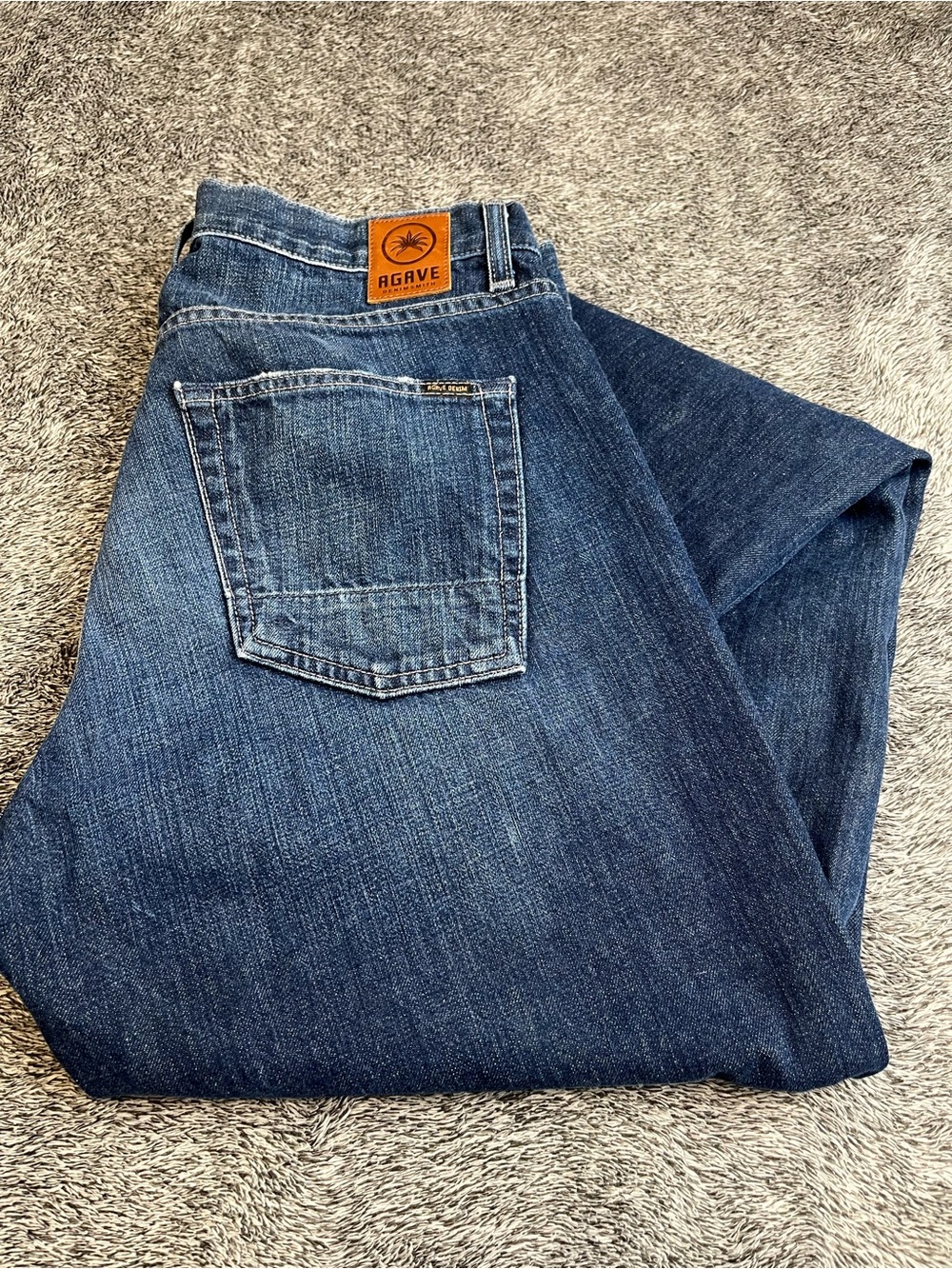 Agave Denim Rocker Classic Taper Jeans Mens 34 Mulholland 4-Year Made in USA